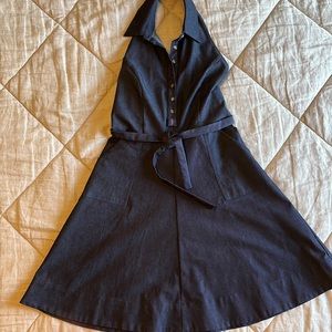 Isaac Mizrahi for Target, Denim Halter Dress, Size 8.